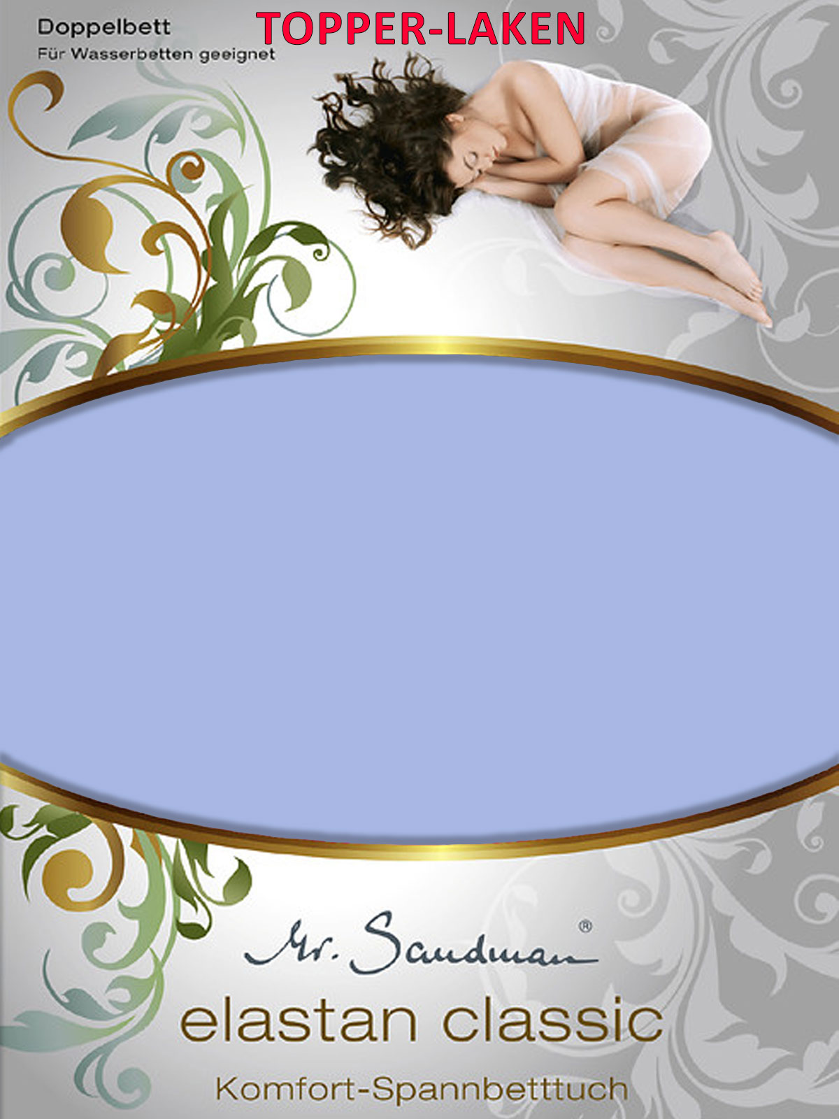 Mr. Sandman Elastan Classic Topper-Spannbettlaken